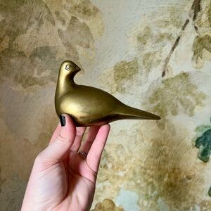 Vintage Brass Dove